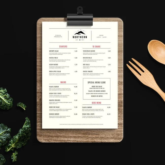Elegant Restaurant Menu Template – Fully Customizable on Canva