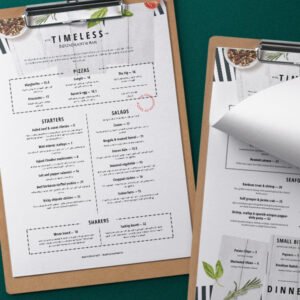 Restaurant Menu
