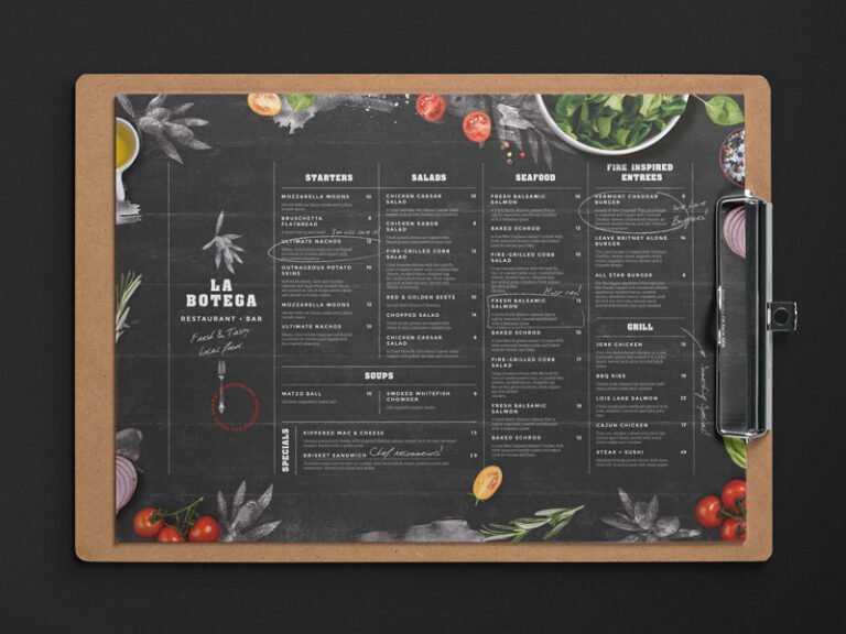 Restaurant Menu Design 1 restaurant menu design